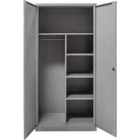 Combination Storage Cabinet, 36" W x 18" D x 72" H, Grey Infinity Industrial Services Inc.