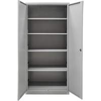 Hi-Boy Storage Cabinet, Steel, 4 Shelves, 72" H x 36" W x 18" D, Grey Infinity Industrial Services Inc.