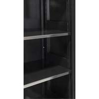 Hi-Boy Storage Cabinet, Steel, 4 Shelves, 72" H x 36" W x 18" D, Black Infinity Industrial Services Inc.