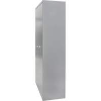 Wardrobe Storage Cabinet, Steel, 36" W x 18" D x 72" H, Grey Infinity Industrial Services Inc.