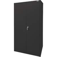 Storage Cabinet, Steel, 4 Shelves, 78" H x 36" W x 24" D, Black Infinity Industrial Services Inc.