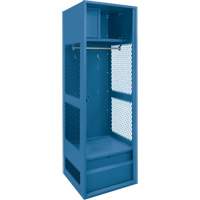 Casier pour &eacute;quipement, Acier, 24" la x 18" p x 72" h, Bleu fonc&eacute; Infinity Industrial Services Inc.