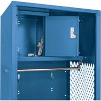Casier pour &eacute;quipement, Acier, 24" la x 18" p x 72" h, Bleu fonc&eacute; Infinity Industrial Services Inc.