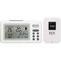 Indoor/Outdoor Thermometers With Clock, Contact, Digital, 32 to 122°F (0 to 50°C) Infinity Industrial Services Inc.