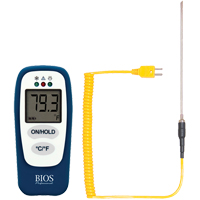 Food Thermometer with HACCP Check, Contact, Digital, -83.2 - 1999°F (-64 to 1400°C) Infinity Industrial Services Inc.
