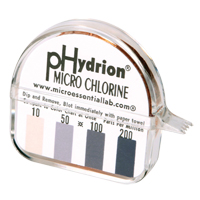 Papier r&eacute;actif Hydrion Chlorine Phydrion CM-240 Infinity Industrial Services Inc.