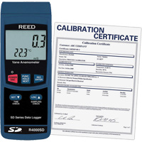 Thermo-Anemometer with ISO Certificate, Data Logging, 0.4 - 30 m/sec Air Velocity Range Infinity Industrial Services Inc.