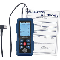 Thickness Gauge with Calibration Certificate, Digital Display, Ultrasound, 0.04" - 11.8" (1 mm - 300 mm) Range Infinity Industrial Services Inc.