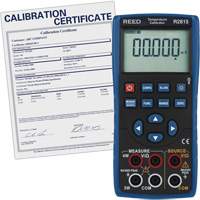 &eacute;talonneur de temp&eacute;rature avec certificat de traçabilit&eacute; Infinity Industrial Services Inc.