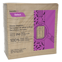 Pro Select 1/8 Fold Dinner Napkins, 1 Ply, 15.5" x 16" Infinity Industrial Services Inc.