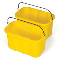 Seau porte-accessoires Executive Series, Capacit&eacute; de 2.5 gal. US (10 pintes), Jaune Infinity Industrial Services Inc.