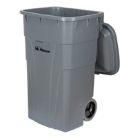 Roll Out Garbage Bin, Polyethylene, 65 US gal. Infinity Industrial Services Inc.