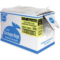 Food-Grade Garbage Bags, X-Strong, 35" W x 50" L, 0.92 mils, Clear Infinity Industrial Services Inc.