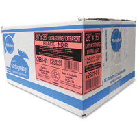 Industrial Garbage Bags, X-Strong, 36" W x 26" L, 1.17 mils, Black Infinity Industrial Services Inc.