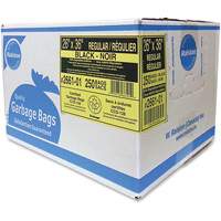 Industrial Garbage Bags, Regular, 36" W x 26" L, 0.65 mils, Black Infinity Industrial Services Inc.
