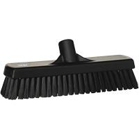 Balai-brosse pour planchers et mur, Crins Ferme, 12", Polyester, Noir Infinity Industrial Services Inc.