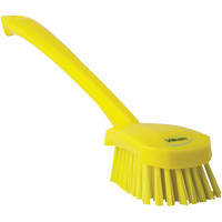 Brosse &agrave; manche long, Soies Ferme, Longueur de 16-3/10", Jaune Infinity Industrial Services Inc.