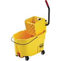 Ensemble de seau pour vadrouille et essoreuse WaveBrake, Pression lat&eacute;rale, 11 gal. US (44 pintes), Jaune Infinity Industrial Services Inc.