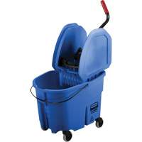 Ensemble de seau pour vadrouille et essoreuse WaveBrake, Pression vers le bas, 8,75 gal. US (35 pintes), Bleu Infinity Industrial Services Inc.