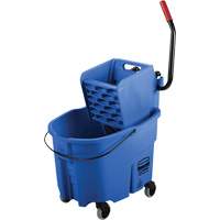 Ensemble de seau pour vadrouille et essoreuse WaveBrake, Pression lat&eacute;rale, 8,75 gal. US (35 pintes), Bleu Infinity Industrial Services Inc.