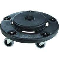 Socle roulant silencieux Brute, Poly&eacute;thyl&egrave;ne, Noir, Convient aux contenants 26-1/2" dia. Infinity Industrial Services Inc.