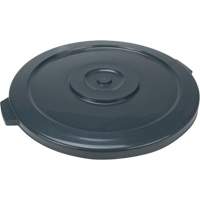 Couvercle pour contenant &agrave; d&eacute;chets, Couvercle plat, Plastique/Poly&eacute;thyl&egrave;ne, Convient aux contenants 24" dia. Infinity Industrial Services Inc.