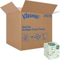 Papiers-mouchoirs Naturals Boutique* de Kleenex, 2 pli, 7,8" lo x 8,3" la, 95 feuilles/boîte Infinity Industrial Services Inc.