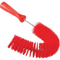 Brosse recourb&eacute;e, Soies Moyen/Ferme, Longueur de 15-1/2", Rouge Infinity Industrial Services Inc.