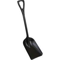 One-Piece Hygienic Shovel, 10" x 6" Blade, 37-1/2" Length, Plastic, Black Infinity Industrial Services Inc.