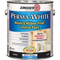 Perma-White&reg; Mold & Mildew-Proof Interior Paint, 3.78 L, Gallon, White Infinity Industrial Services Inc.