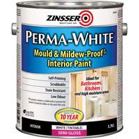 Perma-White&reg; Mold & Mildew-Proof Interior Paint, 3.78 L, Gallon, White Infinity Industrial Services Inc.
