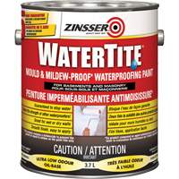 Watertite&reg; Mold & Mildew-Proof Waterproofing Paint, White, Eggshell, 3.78 L, Gallon Infinity Industrial Services Inc.