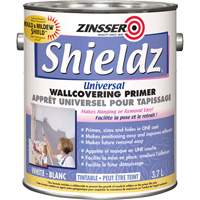 Shieldz&reg; Universal Wall Covering Primer, 3.7 L, Gallon, Tintable White Infinity Industrial Services Inc.