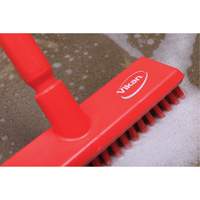 Brosse lave-pont aliment&eacute;e en eau, Crins Extra-ferme, 10-3/4", Polyester, Vert Infinity Industrial Services Inc.