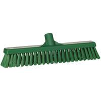 T&ecirc;te de balai-brosse &agrave; soies combin&eacute;es, Crins Cors&eacute;/Fin, 16-1/2", Polyester, Vert Infinity Industrial Services Inc.