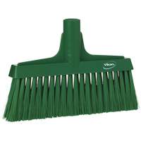 T&ecirc;te de balai droit, Crins Cors&eacute;/Fin, 10-1/4", Polyester, Vert Infinity Industrial Services Inc.