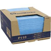 Chiffons de choix pour comptoir SaniWorks, Bleu/Blanc Infinity Industrial Services Inc.
