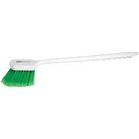 Brosse &agrave; recoins &agrave; manche long, 20" l, Soies PVC, Vert Infinity Industrial Services Inc.