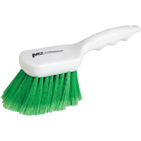 Brosse &agrave; recoins &agrave; manche court, 9" l, Soies Synth&eacute;tique, Vert Infinity Industrial Services Inc.
