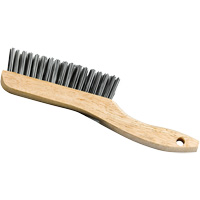 Brosse &agrave; manche en patin, Acier, 4 x 16 rangs de fils, Longueur 9-3/4" Infinity Industrial Services Inc.