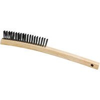 Brosse, Acier, 3 x 19 rangs de fils, Longueur 13-3/4" Infinity Industrial Services Inc.