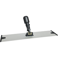 Support de vadrouille &agrave; &eacute;pousseter en microfibres &agrave; boucles et crochets, 18", Aluminium Infinity Industrial Services Inc.