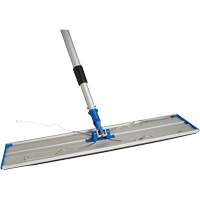 Support de vadrouille &agrave; &eacute;pousseter Static Attack avec manche t&eacute;lescopique, 24", Aluminium Infinity Industrial Services Inc.