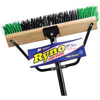 Balai-brosse &agrave; manche renforc&eacute; Ryno, 18", Ferme, Soies PVC Infinity Industrial Services Inc.