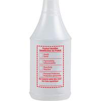 Round Spray Bottle with WHMIS Label, 24 oz. Infinity Industrial Services Inc.