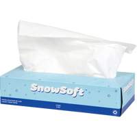 Papier-mouchoir de premi&egrave;re qualit&eacute; Snow Soft, 2 pli, 7,4" lo x 8,4" la, 100 feuilles/boîte Infinity Industrial Services Inc.