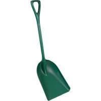 Pelle monobloc perceptible par d&eacute;tecteur de m&eacute;tal, Lame 13-3/4" x 17", Longueur de 42-1/2", Plastique, Vert Infinity Industrial Services Inc.