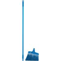 T&ecirc;te &agrave; balai en angle avec manche en m&eacute;tal, Crins Extra-ferme, 12", Polyester, Bleu Infinity Industrial Services Inc.