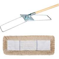 Break-Ezy Dust Mop System, Slip On Style, Cotton, 48" L x 5" W Infinity Industrial Services Inc.