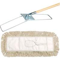Break-Ezy Dust Mop System, Tie-On Style, Cotton, 48" L x 3-1/2" W Infinity Industrial Services Inc.